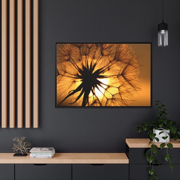 88289-154.jpg Closeup Dandelion Framed Canvas