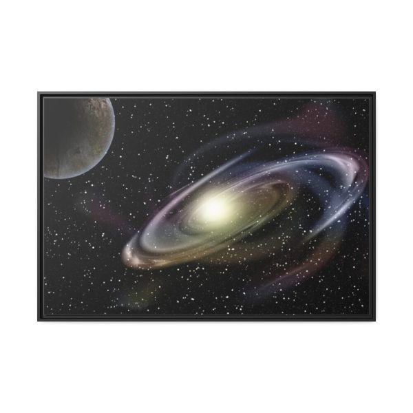 88289-16.jpg Nebula Space Planet Framed Canvas