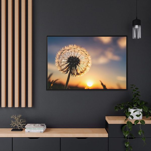 88289-164.jpg Dandelion Blossom Flower II Framed Canvas