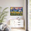 88289-168.jpg Landscape Flower Meadow Dandelions Framed Canvas