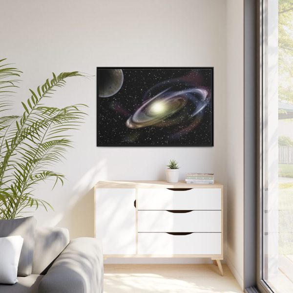88289-18.jpg Nebula Space Planet Framed Canvas