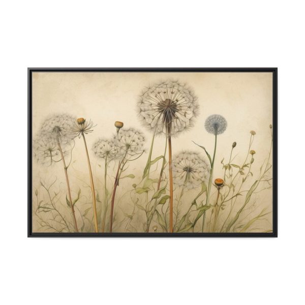 88289-181.jpg Watercolor Meadow Flowers Framed Canvas