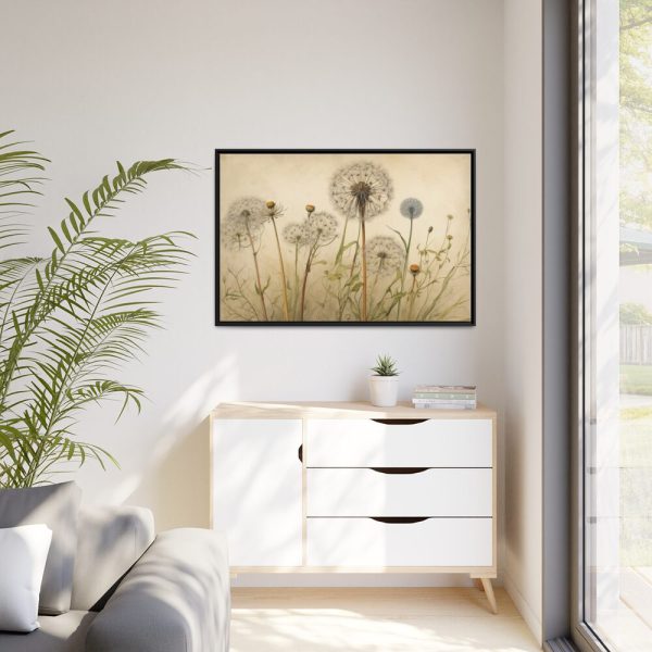 88289-183.jpg Watercolor Meadow Flowers Framed Canvas