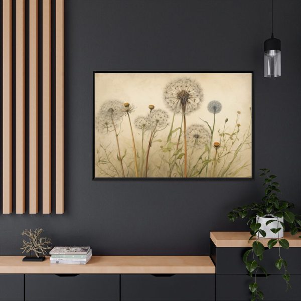 88289-184.jpg Watercolor Meadow Flowers Framed Canvas