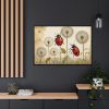 88289-189.jpg Watercolor Meadow Flowers With Ladybug Framed Canvas