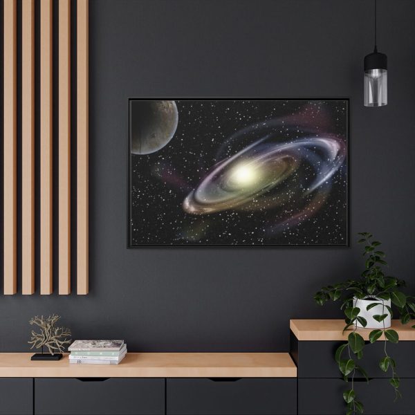 88289-19.jpg Nebula Space Planet Framed Canvas