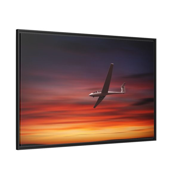 88289-195.jpg Plane On the Sky Framed Canvas