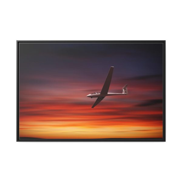 88289-196.jpg Plane On the Sky Framed Canvas