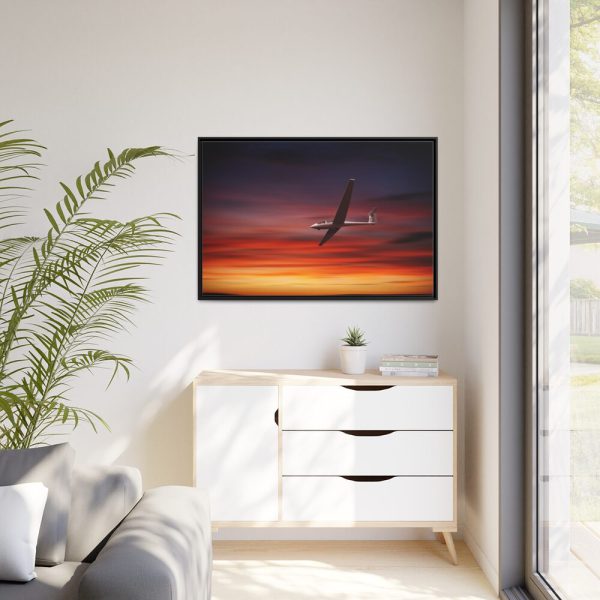 88289-198.jpg Plane On the Sky Framed Canvas