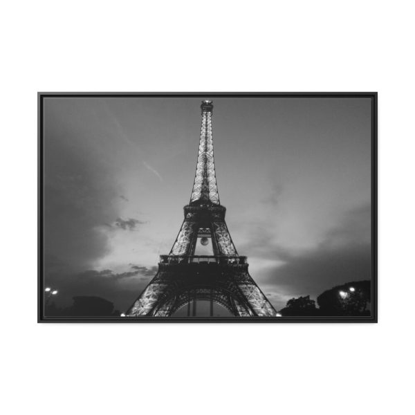 88289-21.jpg Eiffel Tower Black and White Framed Canvas