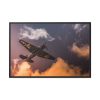 88289-221.jpg Ground View of an Old War Plane Framed Canvas