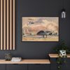88289-229.jpg Whitley Bombers Sunning by Paul Nash Framed Canvas