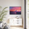 88289-238.jpg Red Purple Sky, View From the Plane Framed Canvas