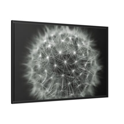 Dandelion Light Effect Framed Canvas