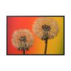 88289-246.jpg Dandelion on Yellow Background Framed Canvas
