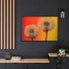 88289-249.jpg Dandelion on Yellow Background Framed Canvas