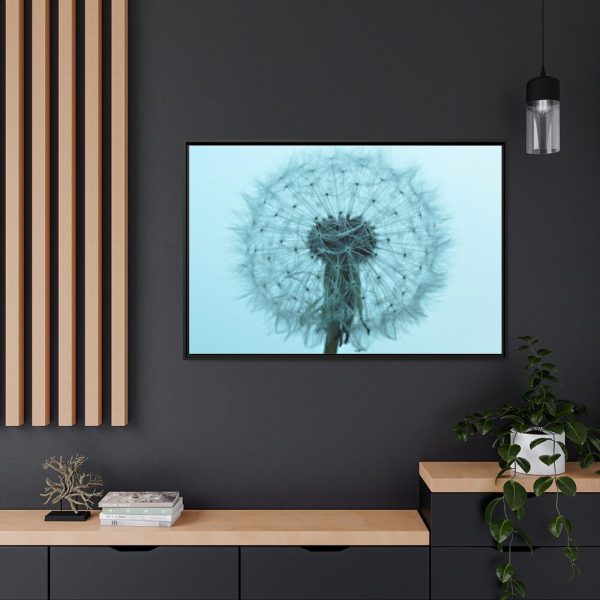 88289-254.jpg Dandelion Puffball Puff Framed Canvas