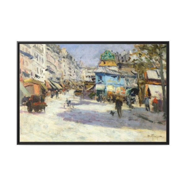 88289-26.jpg Rue Lepic Framed Canvas