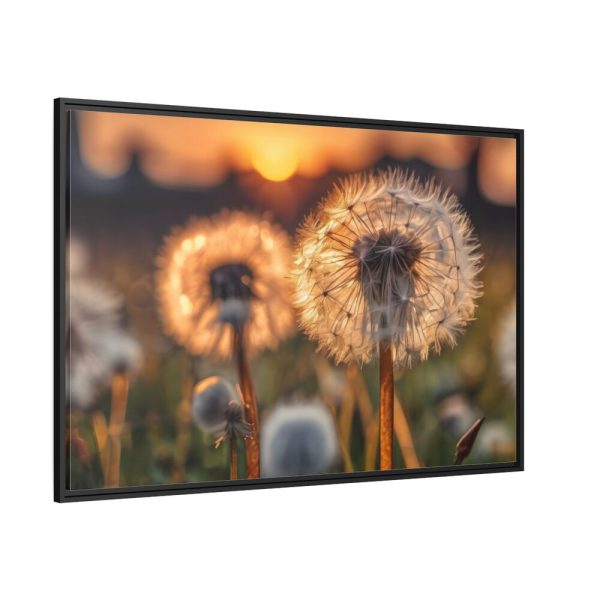 88289-265.jpg Dandelion Blossom Flower Framed Canvas