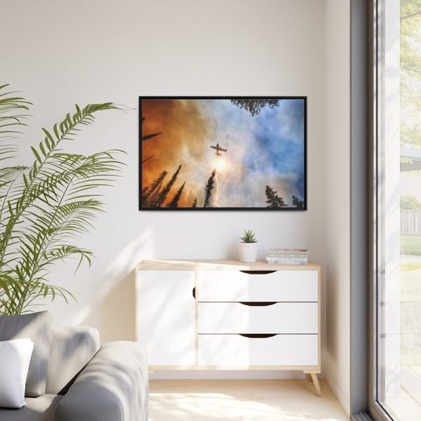 88289-278.jpg Summit Trail Fire Framed Canvas