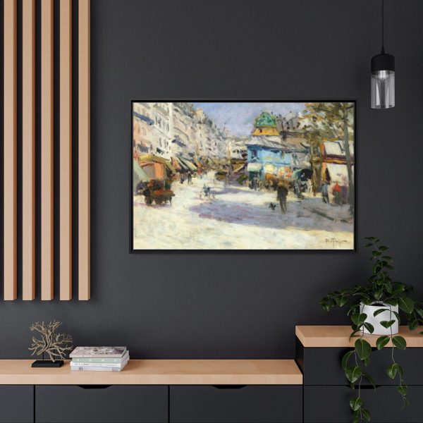 88289-29.jpg Rue Lepic Framed Canvas