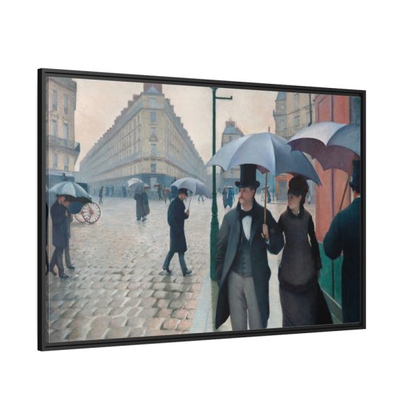 88289-30.jpg Paris Street Rainy Day Framed Canvas