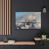 88289-309.jpg Military Aircraft Flares Drop Framed Canvas