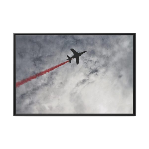 88289-316.jpg Cloud Sky and Airplane Framed Canvas