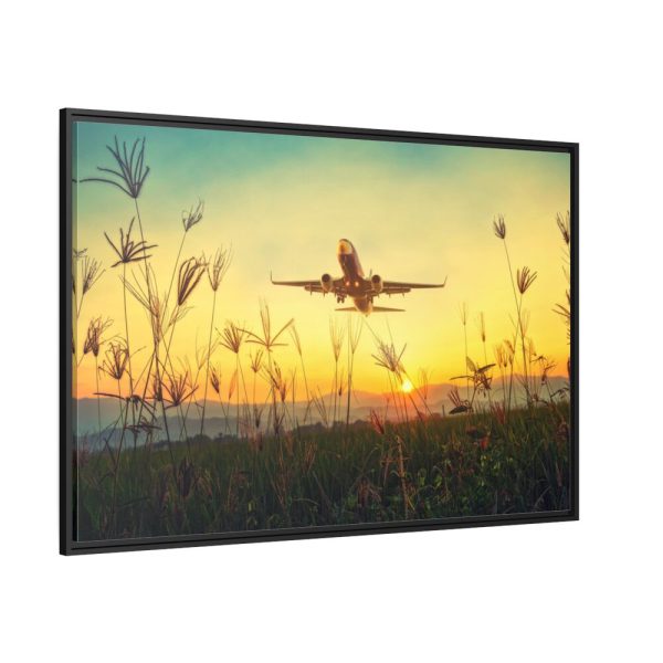 88289-335.jpg Grass, Sky, Nature, Airport Framed Canvas