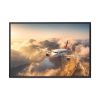 88289-341.jpg Airplane Flying Above Mountains Framed Canvas