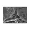 88289-36.jpg Gray Image of Eiffel Tower, Paris Framed Canvas