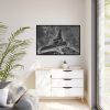 88289-38.jpg Gray Image of Eiffel Tower, Paris Framed Canvas