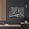 88289-39.jpg Gray Image of Eiffel Tower, Paris Framed Canvas