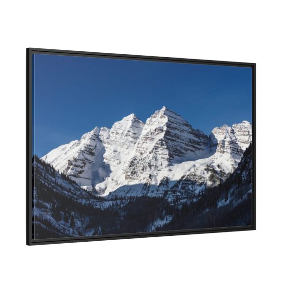 Rocky Mountains Framed Canvas