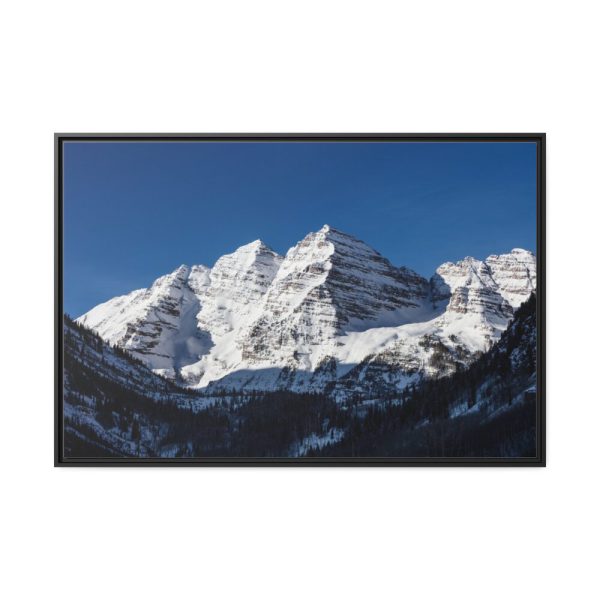 Rocky Mountains Framed Canvas