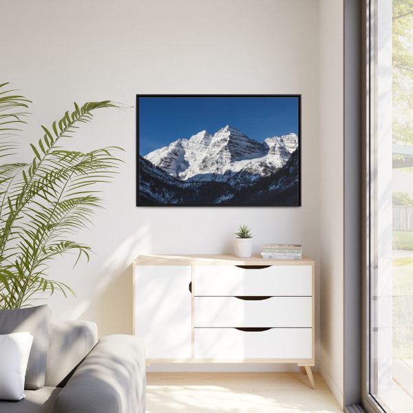 Rocky Mountains Framed Canvas