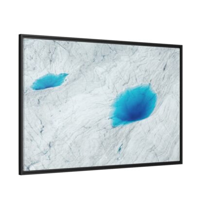 Detail of Ruth Glacier Framed Canvas