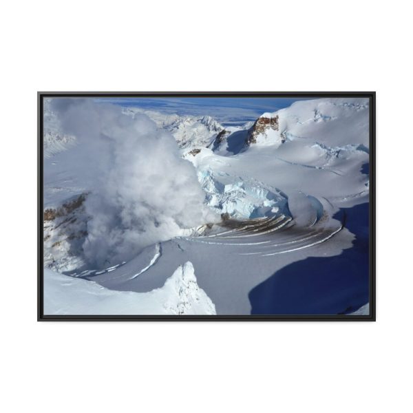 88289-426.jpg Fumarole on Mount Redoubt, Alaska Framed Canvas