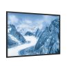 Mountain Snow Winter Alaska Framed Canvas
