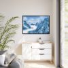 Mountain Snow Winter Alaska Framed Canvas