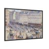The Place du Havre, Paris by Camille Pissarro Framed Canvas