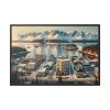 88289-456.jpg Small Alaskan Town Framed Canvas