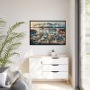 88289-458.jpg Small Alaskan Town Framed Canvas