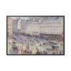 The Place du Havre, Paris by Camille Pissarro Framed Canvas