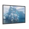 Polar Ice Caps Framed Canvas