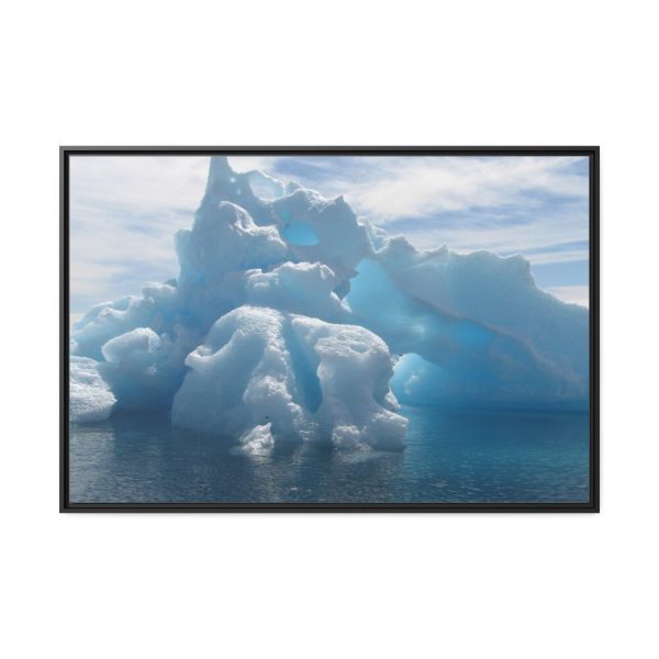 Polar Ice Caps Framed Canvas