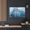 Polar Ice Caps Framed Canvas