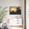 88289-478.jpg Hot Air Balloon in Sunset Framed Canvas