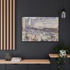 The Place du Havre, Paris by Camille Pissarro Framed Canvas