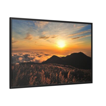 Taiwan Sky Framed Canvas